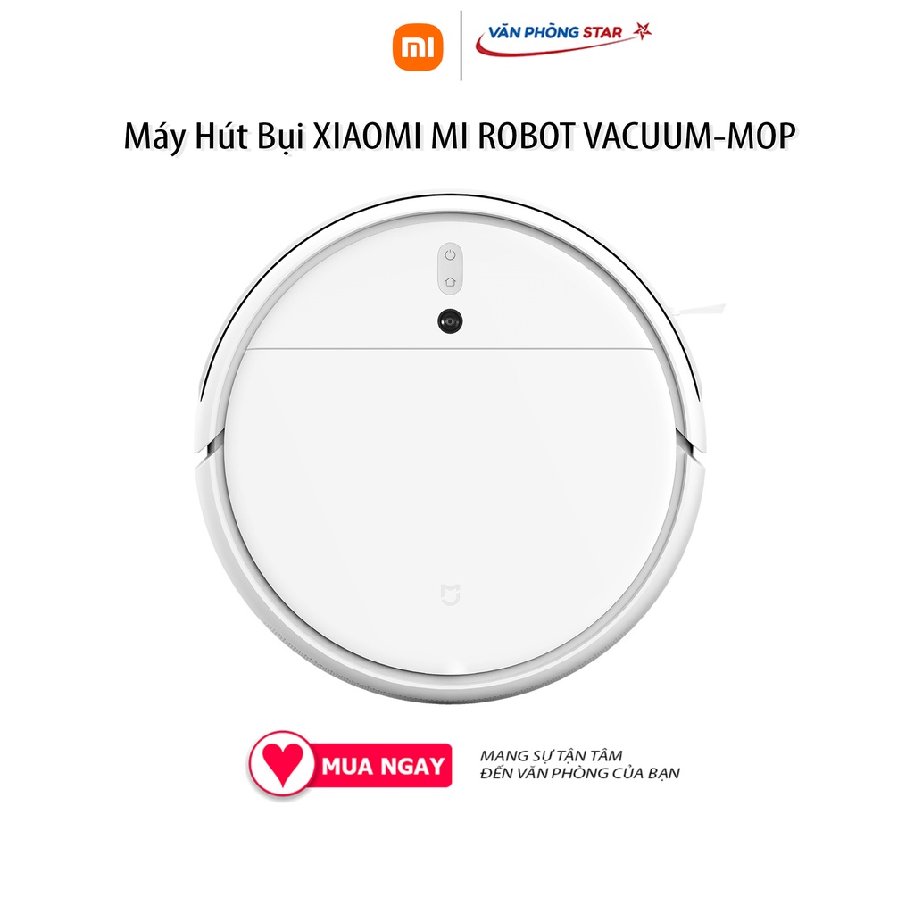 Máy Hút Bụi XIAOMI MI ROBOT VACUUM-MOP (SKV4093GL) hút bụi và lau sàn, điều khiển trên smartphone, tự quay về đế sạc