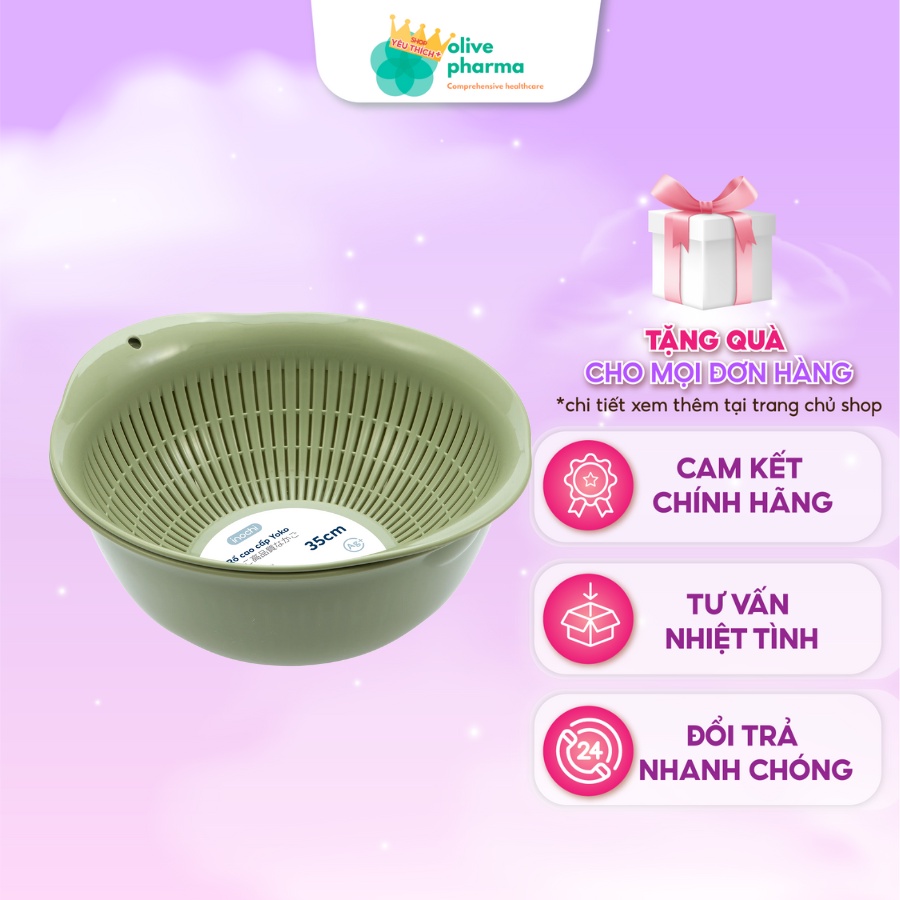 Bộ thau rổ cao cấp Yoko 35cm - BTR35