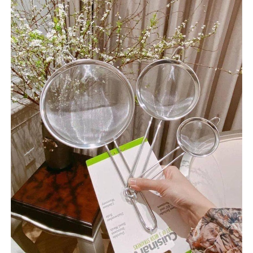 Set 3 Rây Lọc Của Cuisinart Pháp