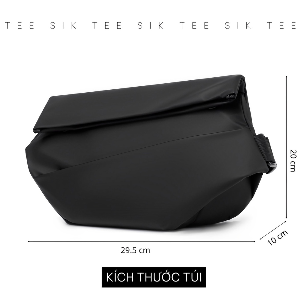 Túi chéo nam TEE SIK túi đeo chéo nam thể thao CHỐNG NƯỚC đựng ipad khóa từ CHỐNG GIẬT nhiều ngăn TS40