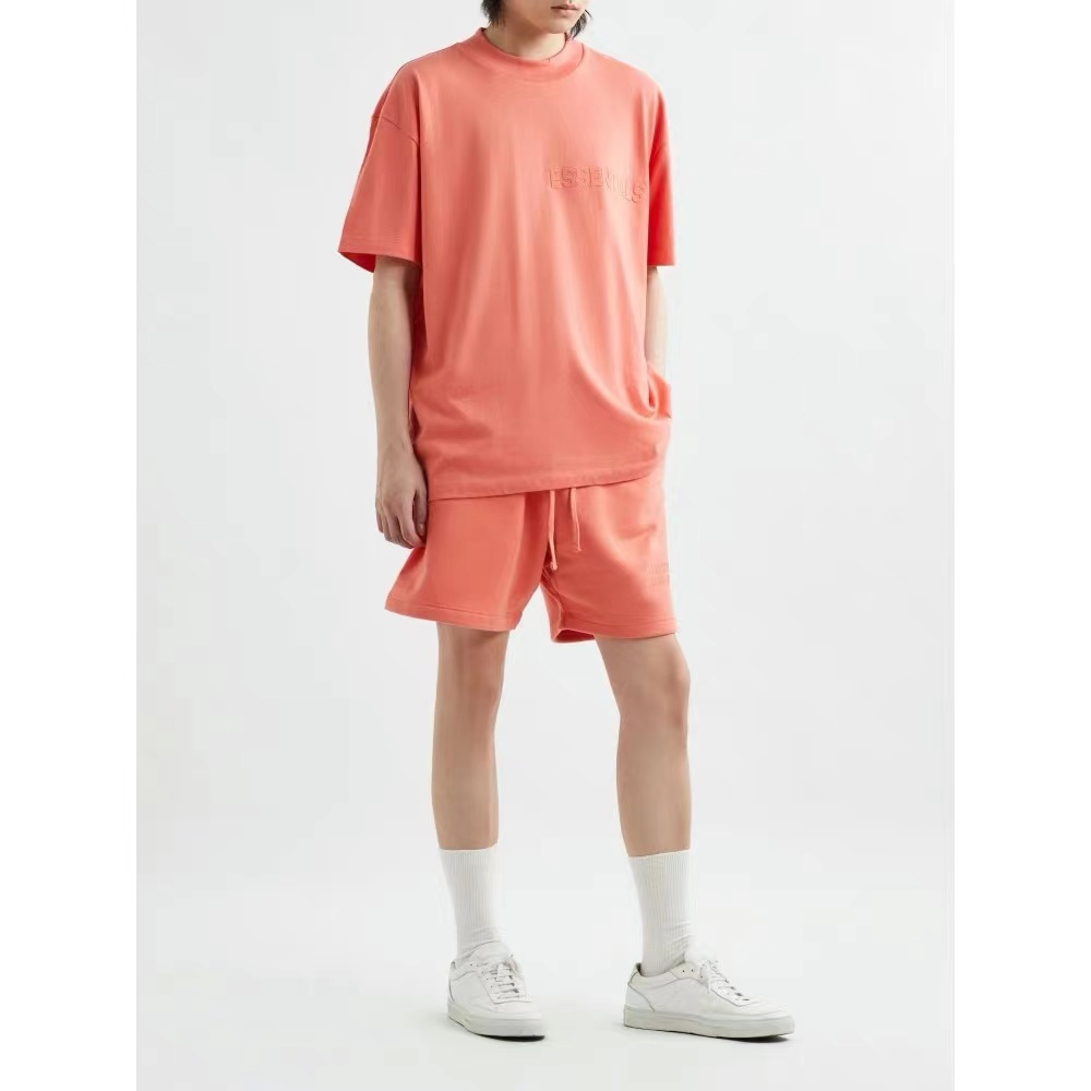 Áo thun cotton ngắn tay in chữ thương hiệu ESSENTIALS thời trang năm 2022