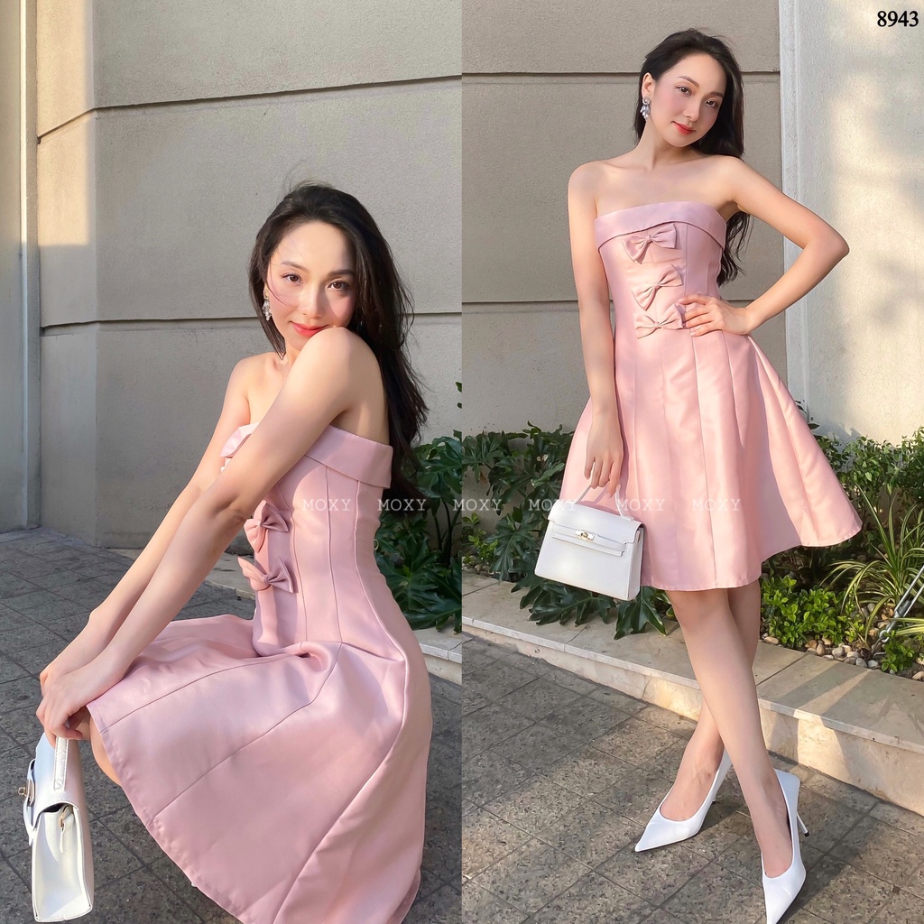 SP008943 - Đầm cúp đính nơ