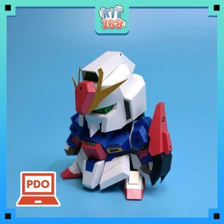 Mô hình giấy Anime Game Robot SD 5cm Z Gundam
