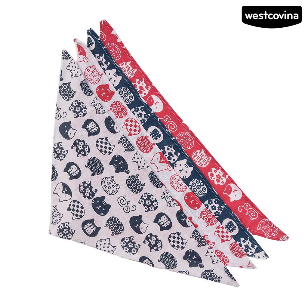 [Hot]☃Khăn Choàng Cổ Giữ Ấm Họa Tiết Hoạt Hình Cho Thú Cưng