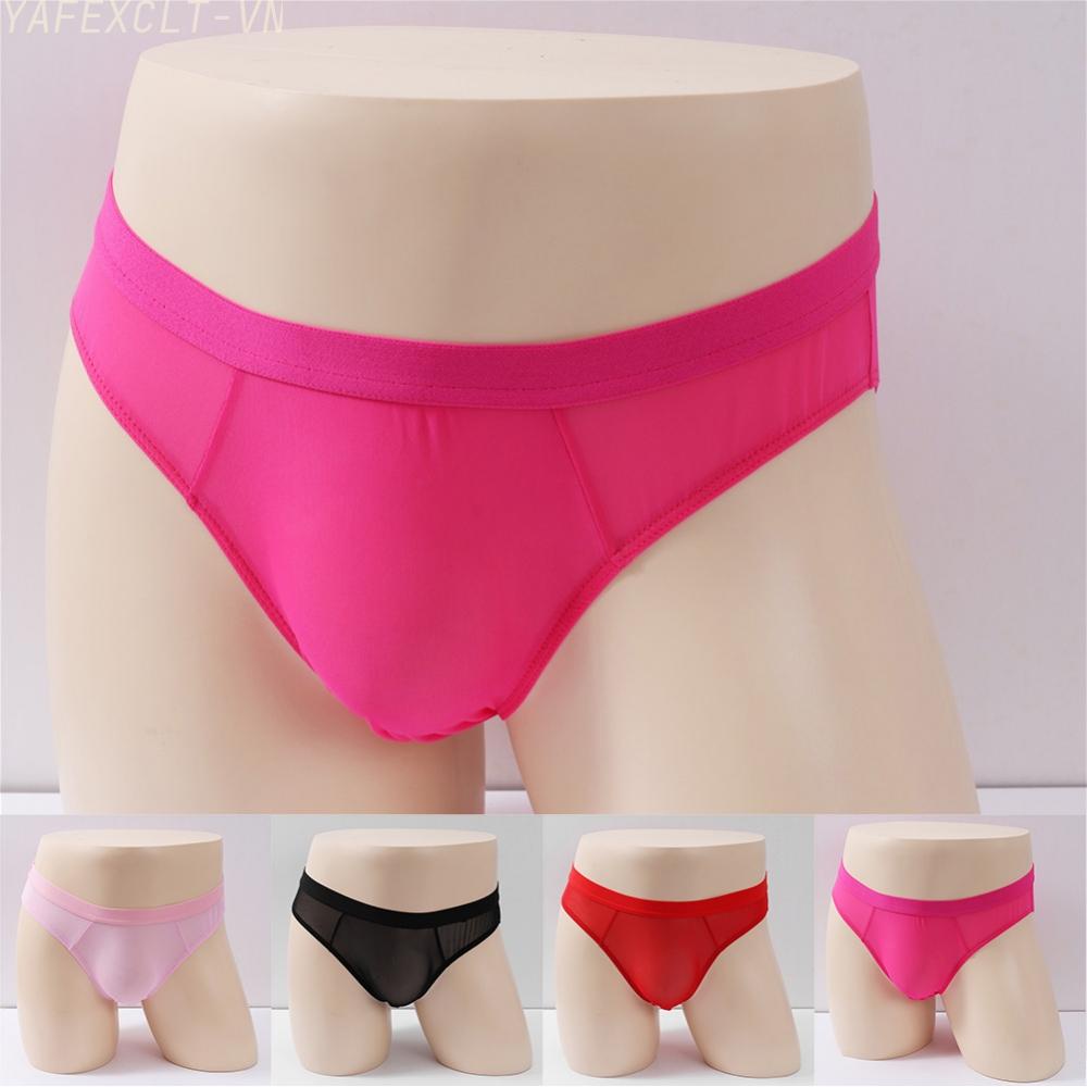Quần Lót Bơi Mềm Mịn Màu Hồng Cho Nam