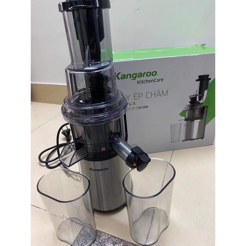 Máy ép chậm trái cây hoa quả Kangaroo KG1B6- Công Suất mạnh 200W -Smarthome97 -