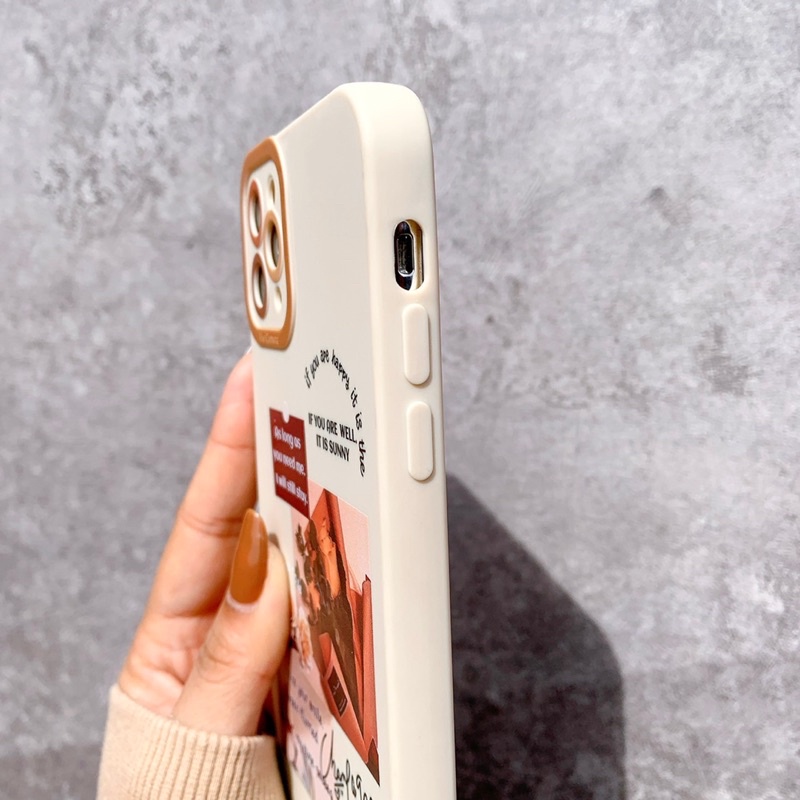 Ốp Lưng Basic Camera Nổi -  Champagne Rose