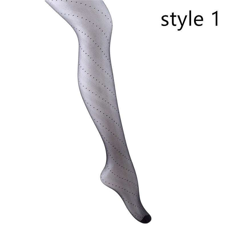 Quần Tất Vải Jacquard Mỏng Dáng Ôm Thời Trang Cao Cấp