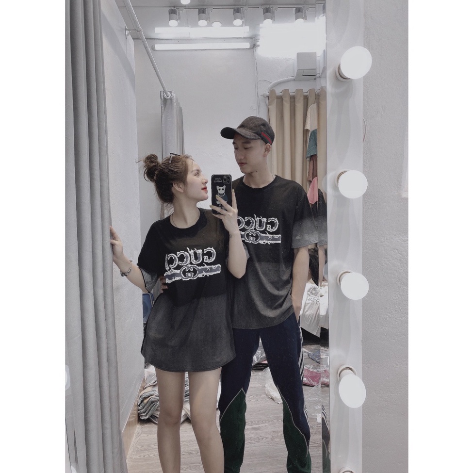 Áo Thun Gucci Loang phom rộng dễ phối đồ Áo đôi siêu chất hot 2022 | BigBuy360 - bigbuy360.vn