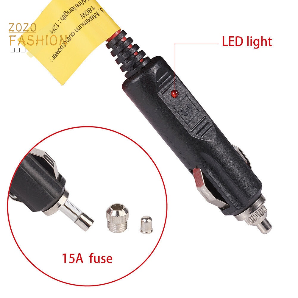 Dây Cáp Nối Dài Cho Ổ Cắm Điện Xe Hơi 3.6m 12V-24V