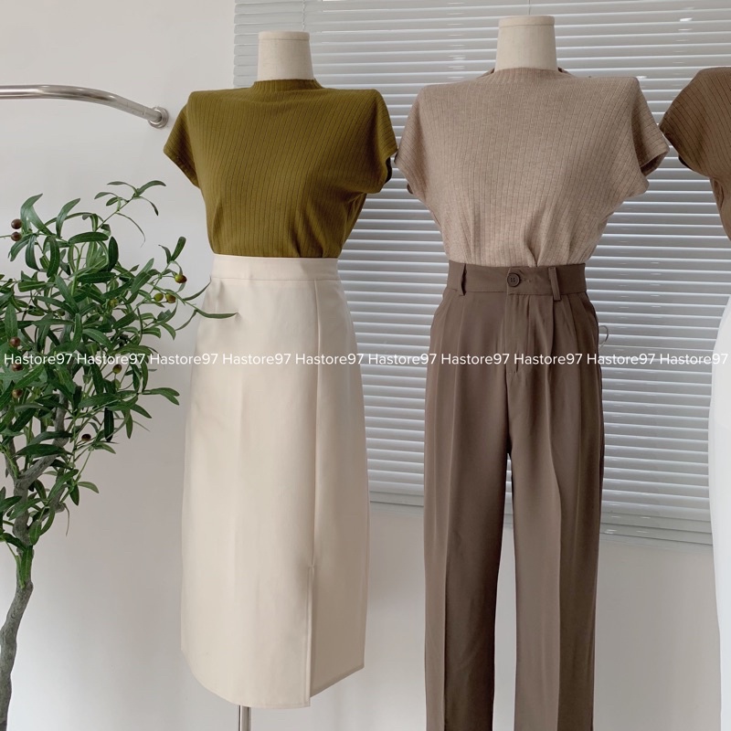 Áo len tay hến cổ 3p