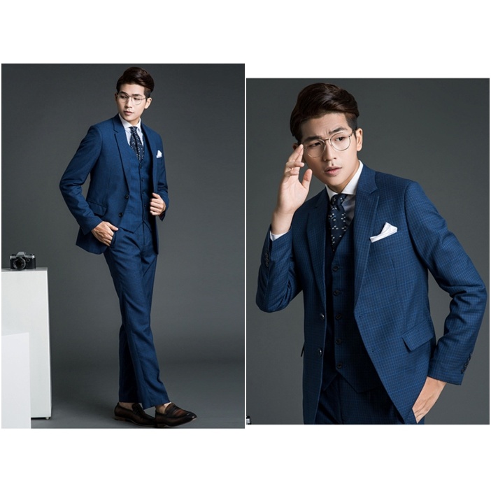 Bộ cà vạt nam cao cấp full box - Màu đen trơn