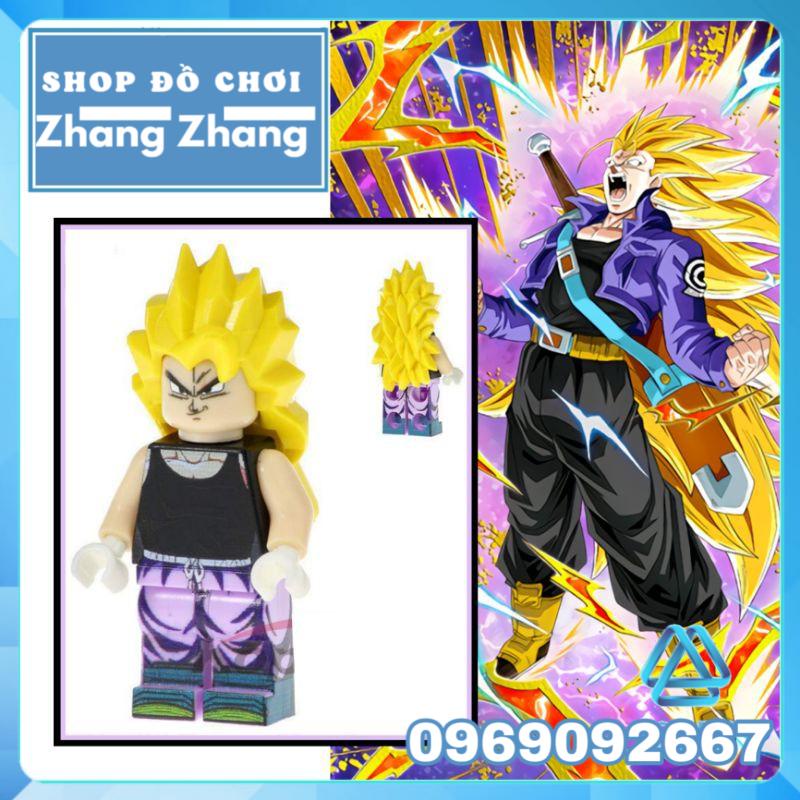 Đồ chơi Xếp hình Dragon Ball Z Truck Tương lai 7 Viên ngọc rồng Minifigures Kopf KF2034 KF8033