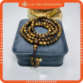 Vòng Tay Chuỗi Tràng 108 Hạt Trầm Hương Loại Trầm Hương Tốc Việt Tự Nhiên Vòng May Mắn Nữ và Nam