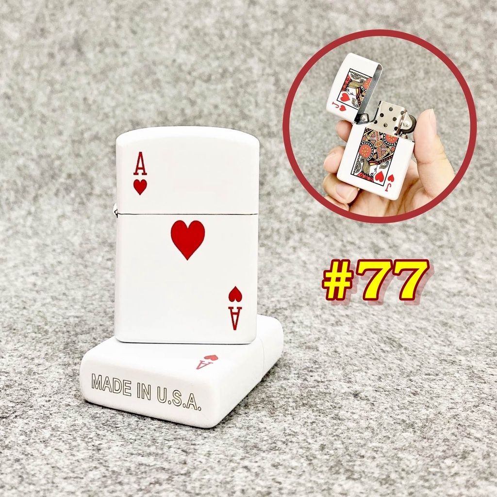 𝐇ỘT 𝐪𝐮𝐞̣𝐭 𝐁𝐚̣̂𝐭 𝐥𝐮̛̉𝐚 Vzipo 2 mặt hình lá bài