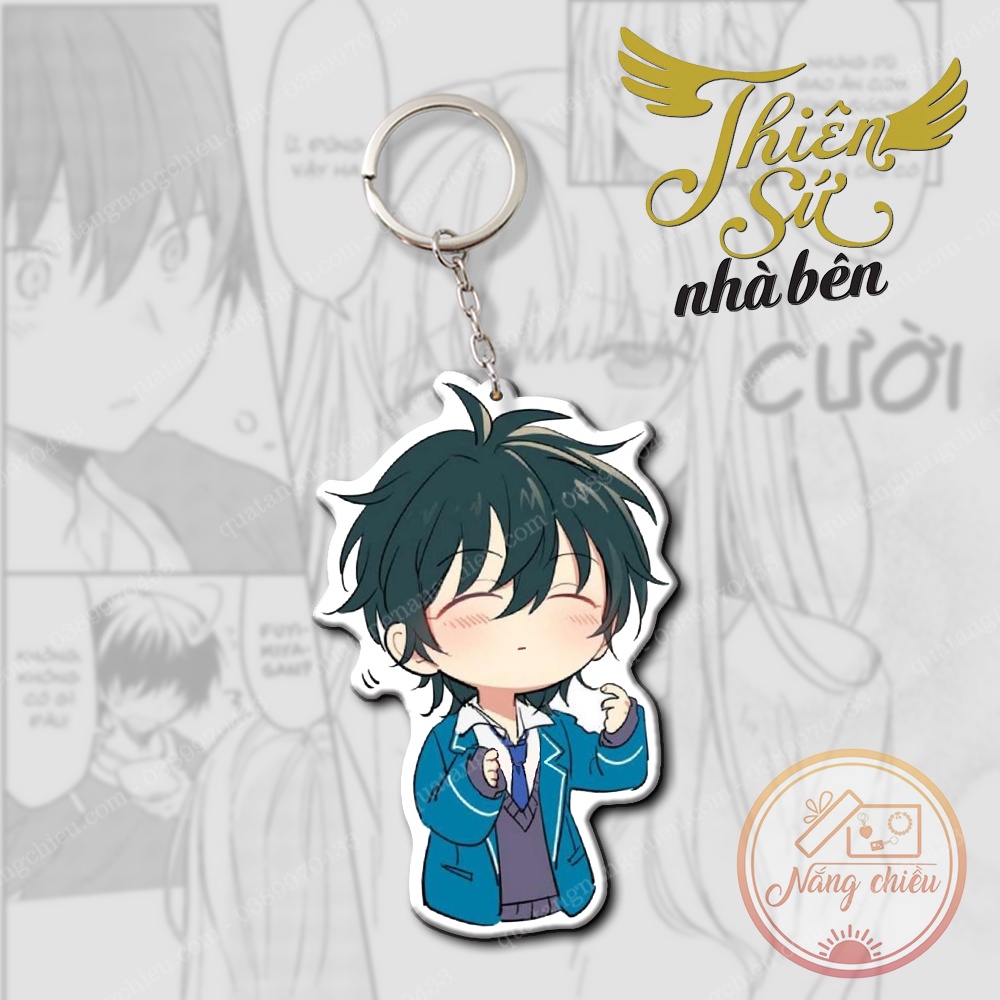 Móc khóa Dày In Sắc Nét 2 Mặt - Anime thiên sứ nhà bên ☘️Anime Nắng Chiều☘️