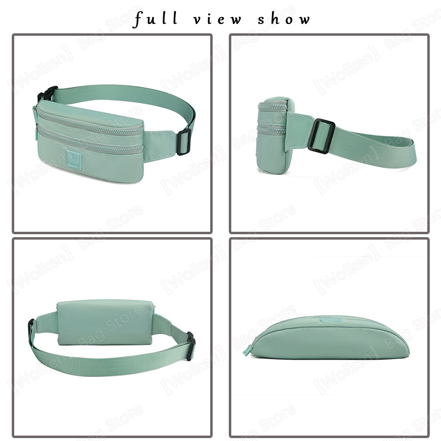 Túi đeo hông thời trang Túi ngực chống thấm nước đa màu Chuyến đi Xe máy Xe đạp