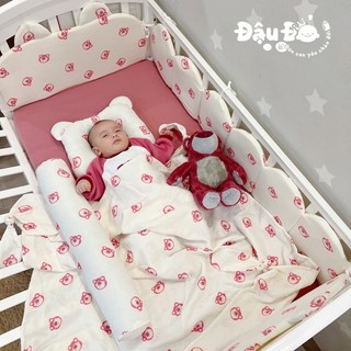 Gối đầu hình tai gấu 30x40cm chống lõm đầu cho bé