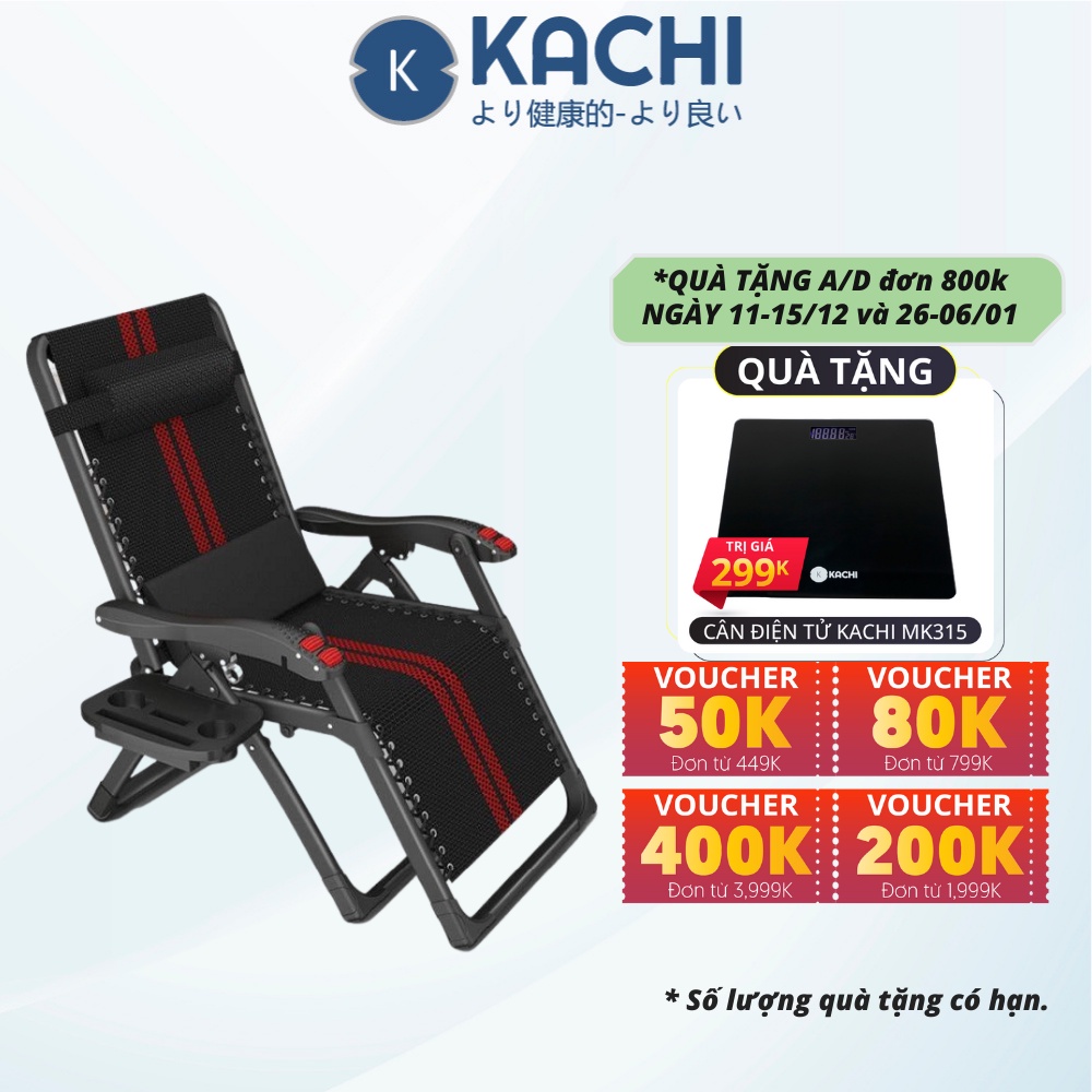 Ghế Xếp Massage tay Kachi MK234 khung thép cao cấp