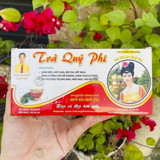 Trà quý phi cung đình huế Đức Phượng dành cho phái nữ làm đẹp da, giảm cân, thanh lọc cơ thể Học Viện Quân Y Việt Nam
