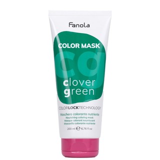 Mặt nạ ủ dưỡng bổ sung hạt màu xanh rêu ( Clover Green ) Fanola Color Mask 200ml ( New 2022 )