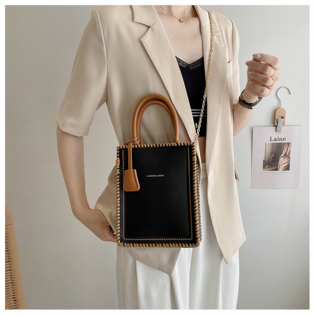 Túi xách handmade tự đan da PU, túi đeo chéo nữ bằng da tự làm - Có video hướng dẫn DIY701