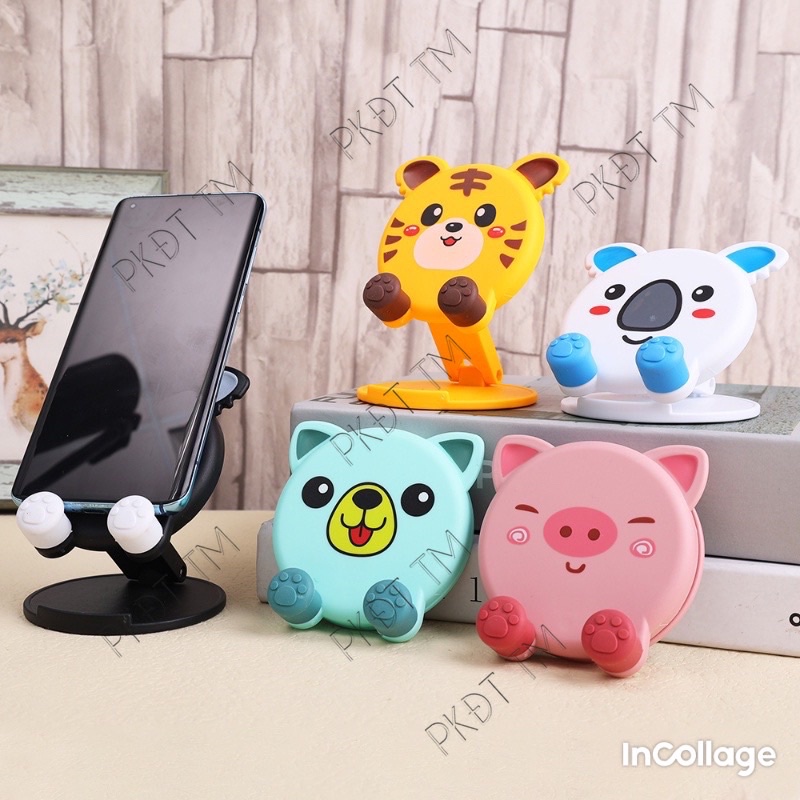 KỆ ĐIỆN THOẠI GIÁ ĐỠ ĐIỆN THOẠI IPAD HÌNH THÚ DỄ THUƠNG KUTE. TIỆN CHO VIỆC XEM FIM LIVESTREAM