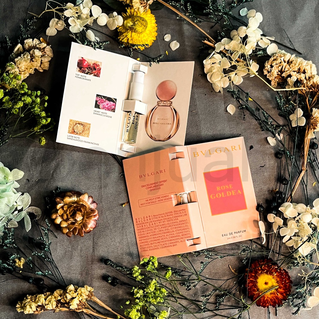 Chai nước hoa nữ 2ml - Bvlgari Rose Goldea