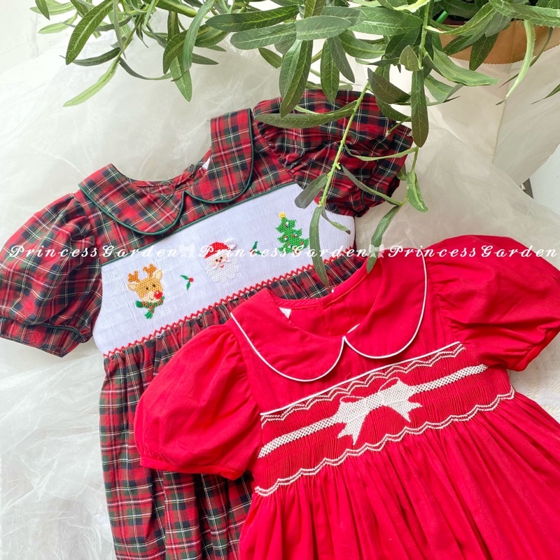 ĐẦM SMOCK GIÁNG SINH