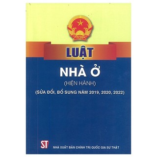 Sách - luật nhà ở -sửa đổi, bổ sung năm 2019, 2020, 2022 - ct