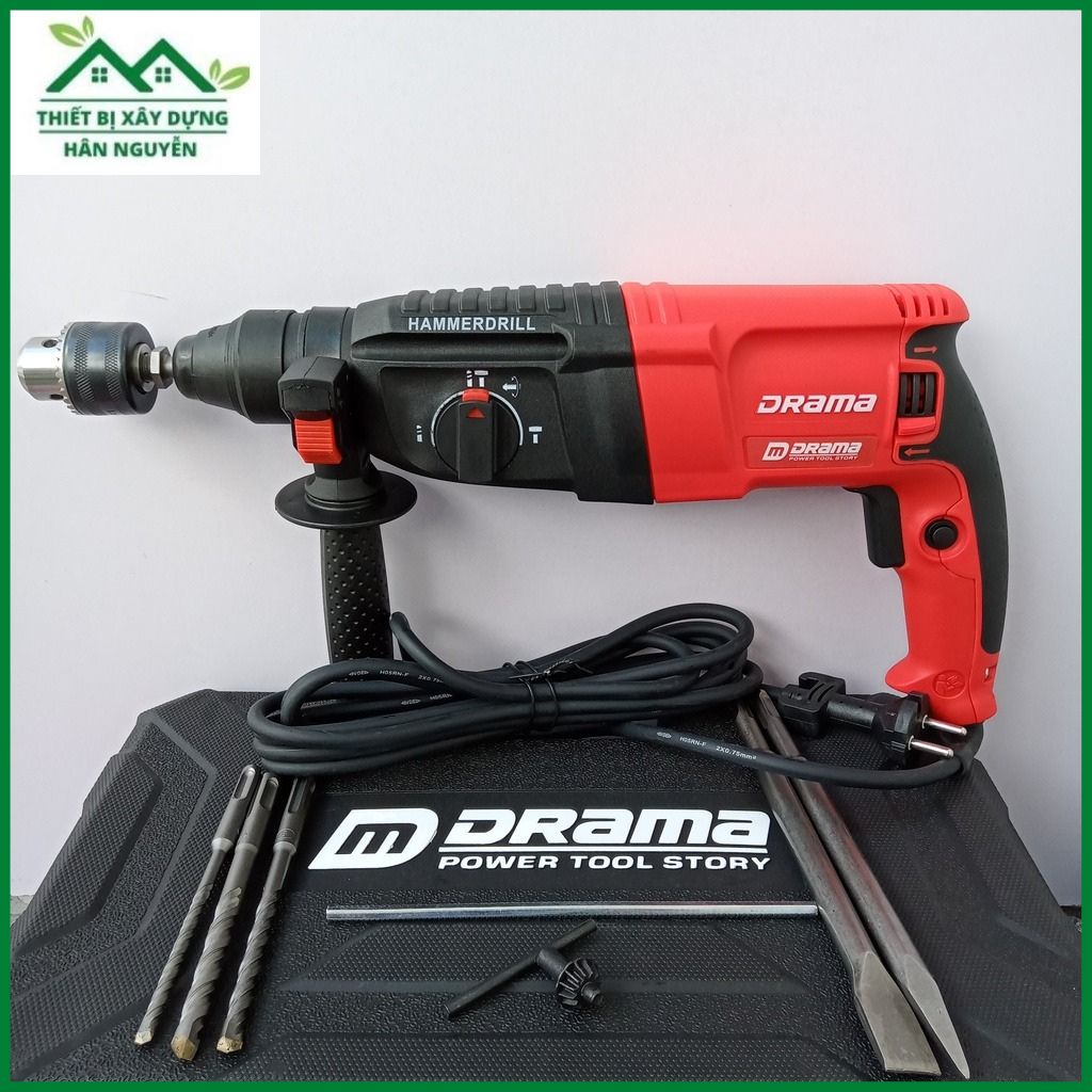 Máy khoan bê tông Drama DRM 2601 công suất 1050W 3 chức năng