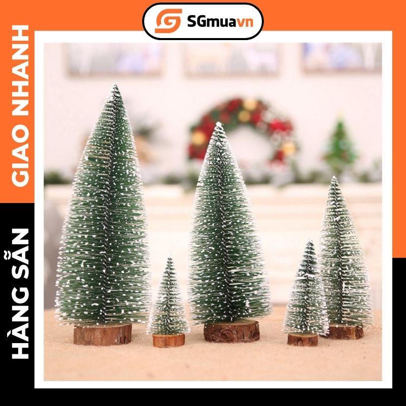 Cây thông mini trang trí tiểu cảnh giáng sinh