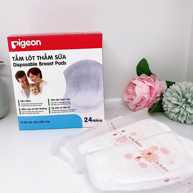 Miếng lót thấm sữa Pigeon hộp 24 miếng