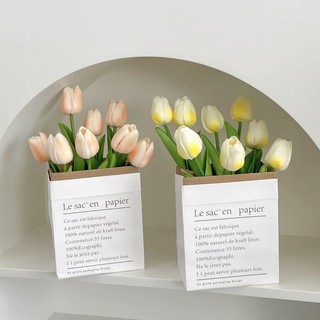 Hoa tulip giả decor trang trí