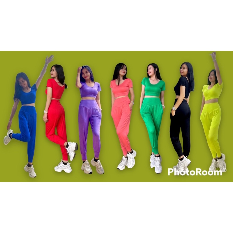 Bộ đồ tập Alibaba tập yoga thun mềm mịn co giãn 4chiều