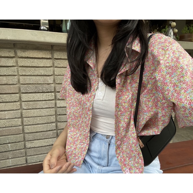 Áo sơ mi form ngắn mùa hè PAULA SHIRT
