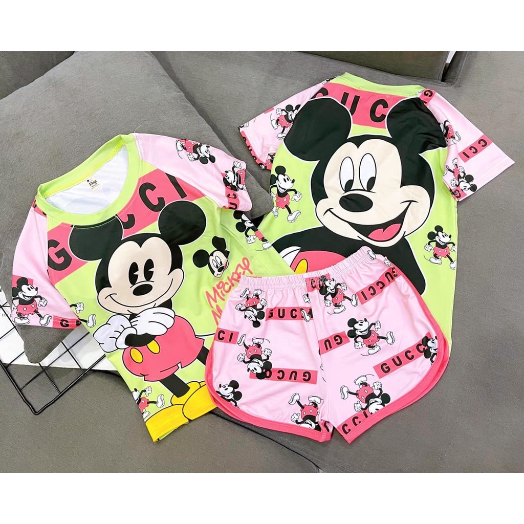 Bộ đồ Đùi Bé Gái in hình 3D (8-40Kg) chất liệu mềm mịn thoáng mát được các bé gái yêu thích Bán Chạy Nhất
