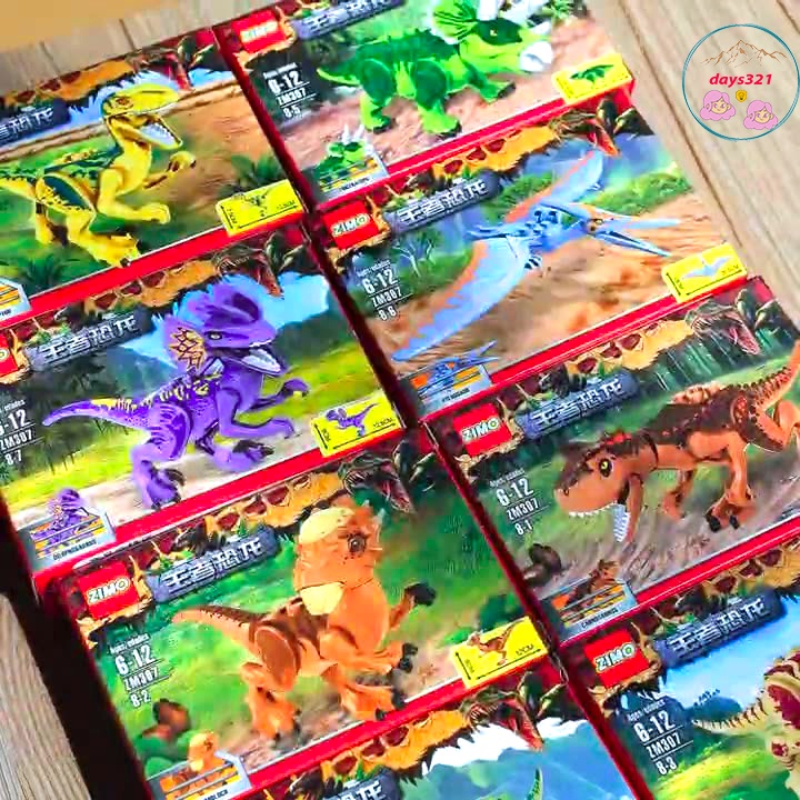 Đồ Chơi Lắp Ráp Lego Hình Khủng Long Trong Công Viên Kỷ Jura Cho Bé