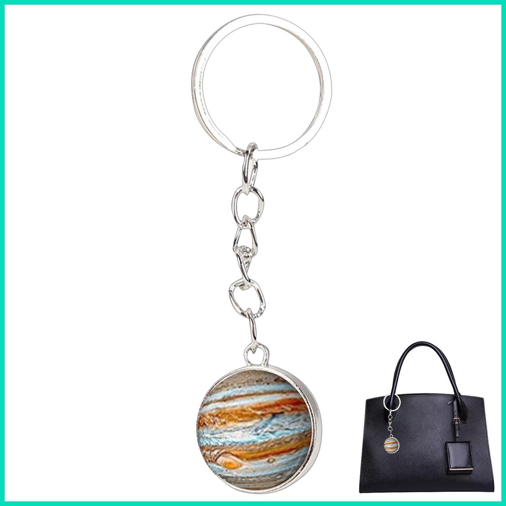 Móc Khóa Hệ Mặt Trời Phát Sáng Trong Bóng Tối Cho Nữ