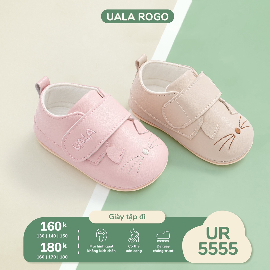 Giày Tập Đi UALAROGO Hình Thù Ngộ Nghĩnh, Chống Trơn Trượt, An Toàn Cho Bé Trai Và Bé Gái