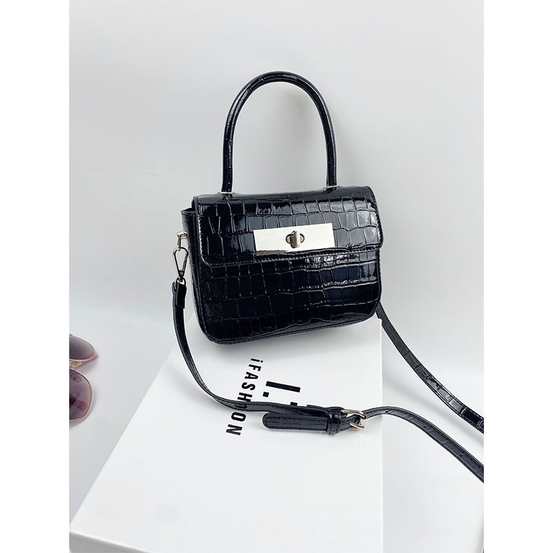Túi Xách Đeo Chéo Họa Tiết Da Cá Sấu Thời Trang Dành Cho Nữ
