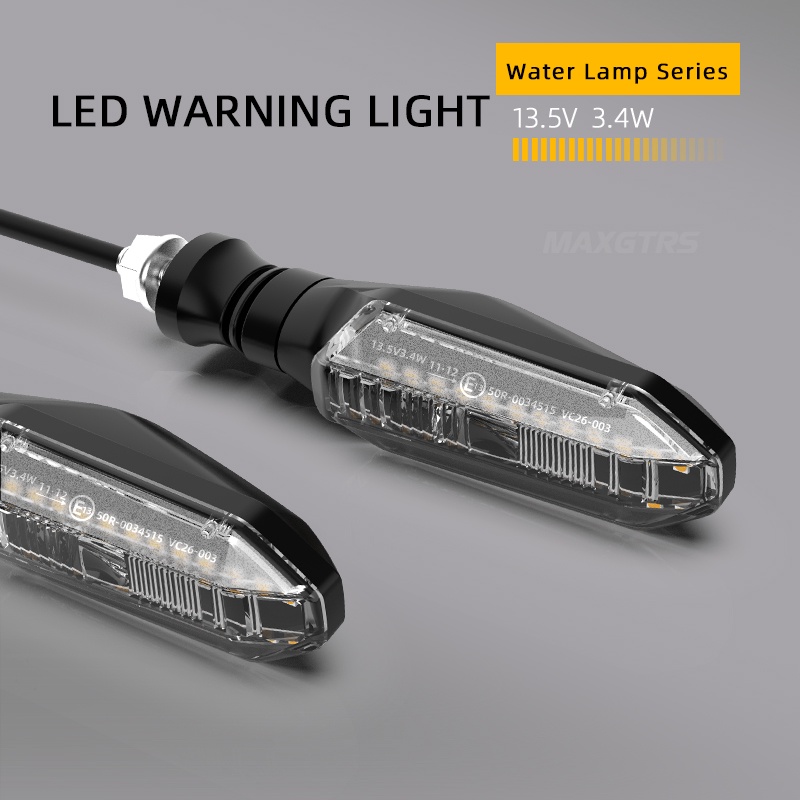 Set 2 Đèn Xi Nhan MAXGTRS 12 Bóng Led M10 Chuyên Dụng Cho Xe Mô Tô Kawasaki Honda Yamaha Suzuki