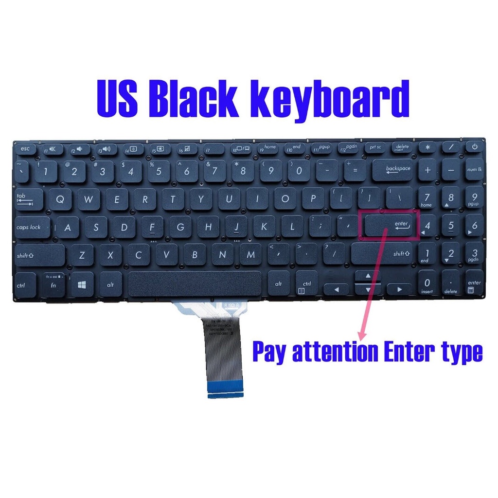 Bàn phím laptop Asus Vivobook S15 X530 K530 S530F S530U S530UA X530F X530FA X530UN V5000FL Y5100UB Y5100UN