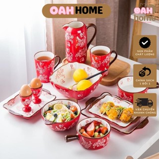 Bộ bát hoa anh đào phong cách Nhật