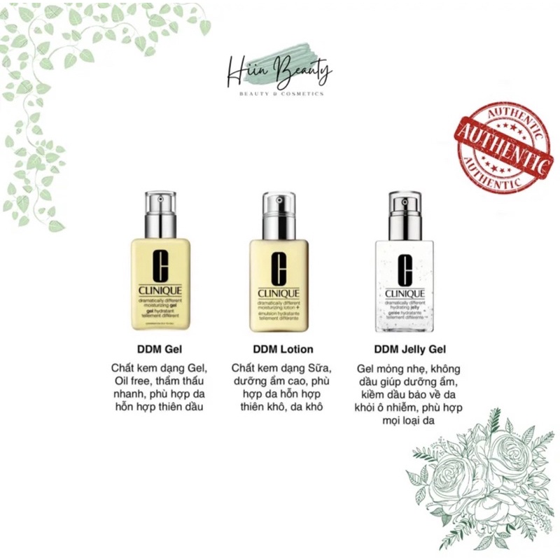 Kem dưỡng ẩm Clinique dramatically different moisturizing gel/hydrating jelly