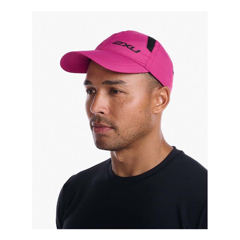 2XU RUN CAP Unisex Mũ Chạy Bộ Mẫu UQ5685F-FTVBLK