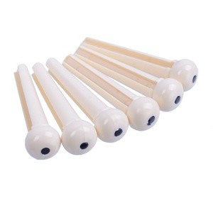 Chốt đàn guitar Aucostic màu đen trắng (6 cái)