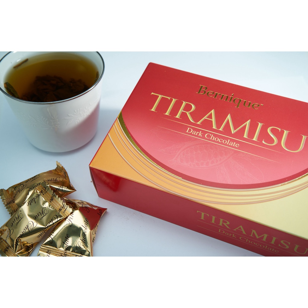 Socola Đen Tiramisu Bernique- nhập khẩu Malaysia, Chocolate Tiramisu Dark Bernique 180g/1box