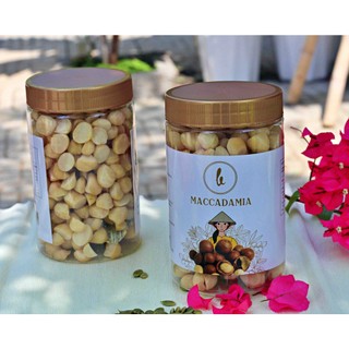 Hạt macca đã tách vỏ, nhân macca Việt Nam đóng hũ 500g thích hợp biếu tặng
