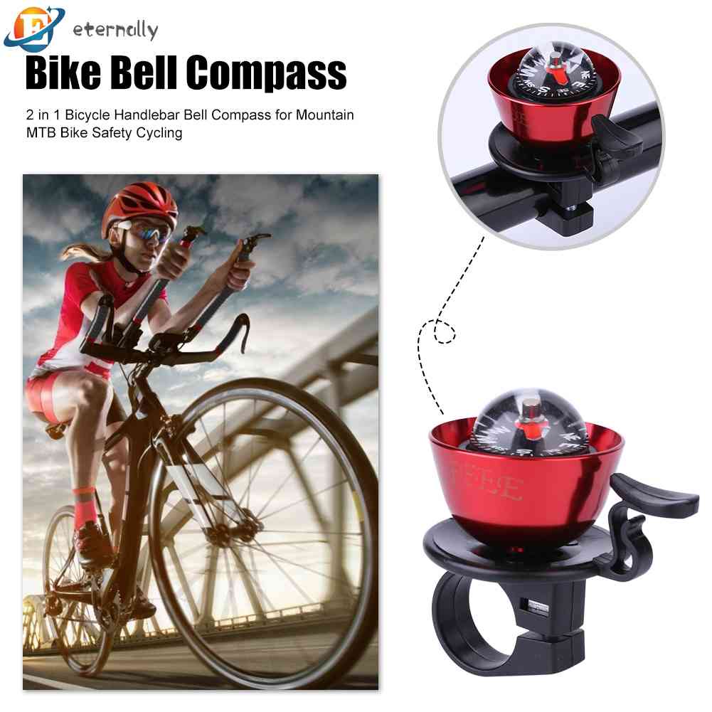 Chuông Gắn Tay Lái Xe Đạp 2 Trong 1 Tiện Lợi